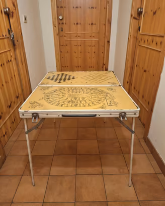 Tavolo pic nic / gioco pieghevole anni 70
