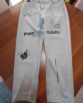 Jeans Terranova Light Blue Taglia 32 (48 ITA)