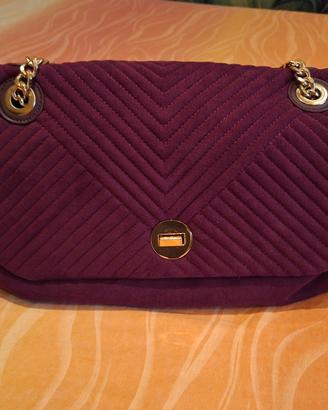 borsa  velluto bordeaux