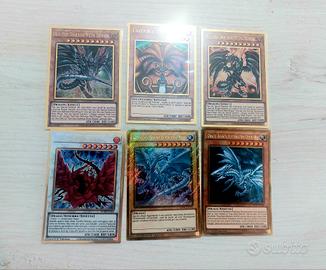 Lotto Yu-Gi-Oh! Exodia, Drago Bianco Occhi Blu ecc