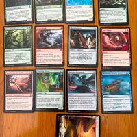 Lotto 13 carte non comuni Magic The Gathering.