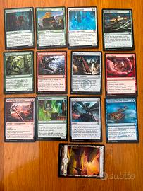 Lotto 13 carte non comuni Magic The Gathering.