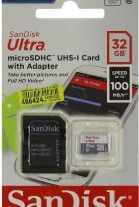 Micro SD SANDISK ULTRA 32GB