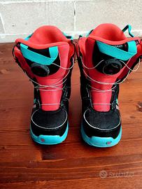 SCARPONI STIVALI SNOWBOARD BAMBINO BURTON GROM BOA
