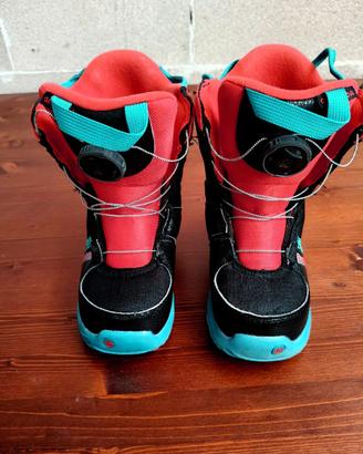 SCARPONI STIVALI SNOWBOARD BAMBINO BURTON GROM BOA