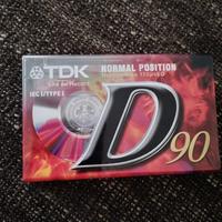 Audiocassetta TDK D90 – Nuova e Sigillata