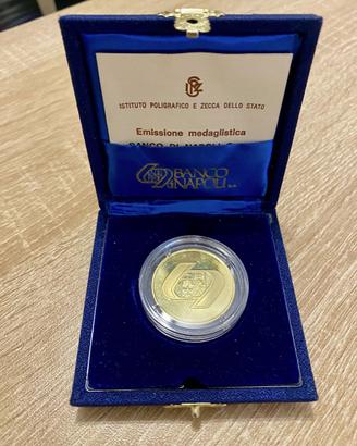 Medaglia d'oro Banco di Napoli