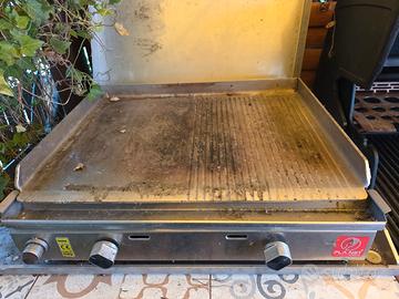 barbecue plancha pla.net acciaio inox gas