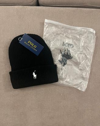 Polo Ralph Lauren Beanie |Black and white