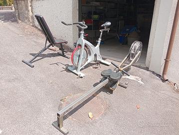 Vogatori Bike Panca Bilanciere 