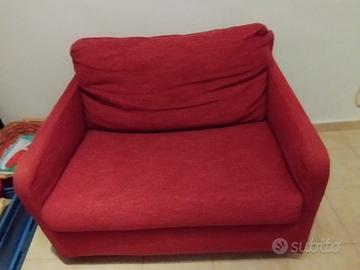 Divano letto, 2 sedute sfoderabile