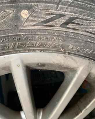 Gomme 205/55/R16 91V e cerchi in lega Fiat Croma