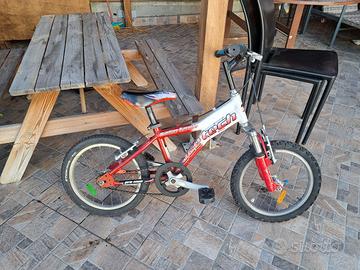 bicicletta bambino MTB 16 pollici