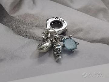 Pandora Charm Pesciolino,Tartaruga Conchiglia
