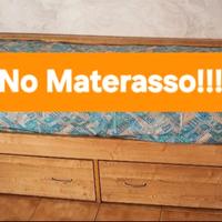 struttura Letto singolo con cassetti 