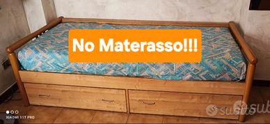 struttura Letto singolo con cassetti 