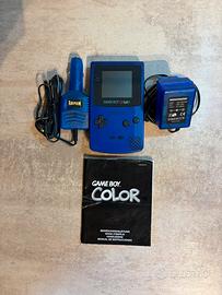 Game Boy Color Viola + Alimentatore e Accessori