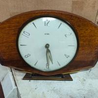 ANTICO OROLOGIO SVEGLIA IN LEGNO ENGLAND