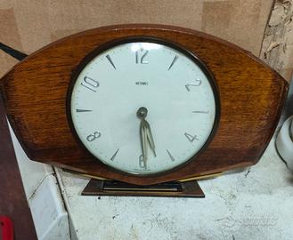 ANTICO OROLOGIO SVEGLIA IN LEGNO ENGLAND