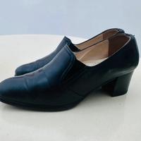 Scarpa Valleverde Tacco 4 cm Pelle Made in Italy