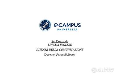 PANIERE CORRETTO DIGITAL MARKETING 2°ANNO ECAMPUS