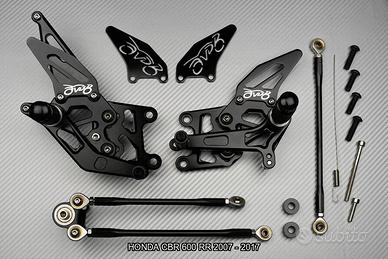 Pedane arretrate HONDA CBR 600 RR 2007 2017 2013