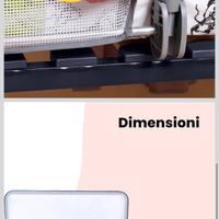 Barriera letto bambini per evitare caduta