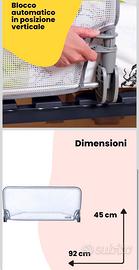 Barriera letto bambini per evitare caduta