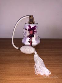 Porta profumo con atomizzatore a pompetta