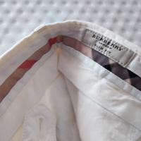 pantalone bianco slim fit Burberry London 