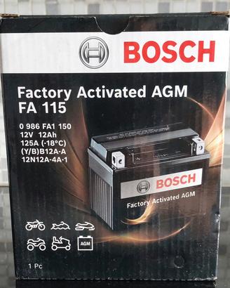 batteria scooter  Bosch 12V 12Ah 125A