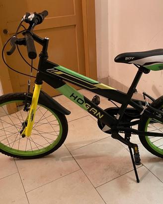Bicicletta bambino Hogan nera e verde