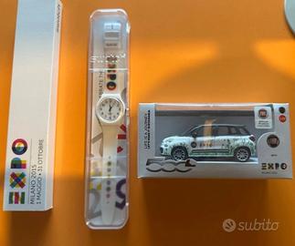 RARITÀ Expo.2015: Set Swatch + Fiat 500 . nuovi.