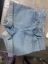 Shorts jeans bambina 7/8 anni