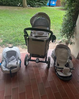 System Trio / Passeggino Modulare Grigio completis