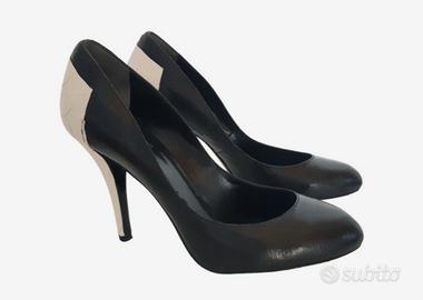 decollete nera e bianca Armani Collezioni