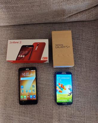 Coppia di cellulari: Asus e Samsung
