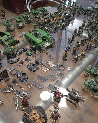 Warhammer 40K Salamanders Army dipinta magntizzata