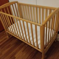 Set completo Lettino in legno Foppapedretti 