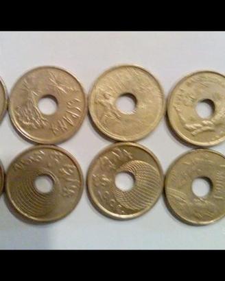 Monete 25 pesetas spagnole