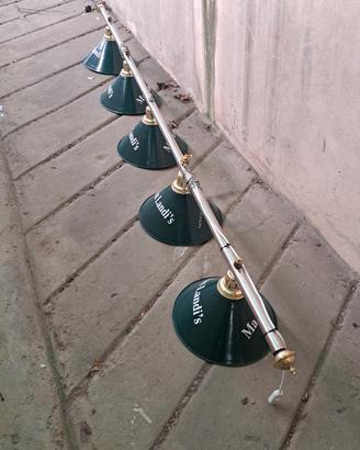 lampadario da biliardo 