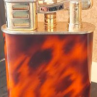 Zenith Accendino Da Tavolo Vintage 1980 Placcato O