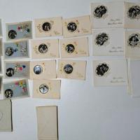 Biglietti buon natale anni 50