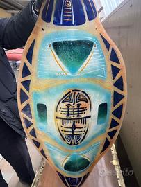 creazione artistica Scudo in vetro