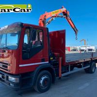 Iveco 120e18 gru palfinger e cassone fisso
