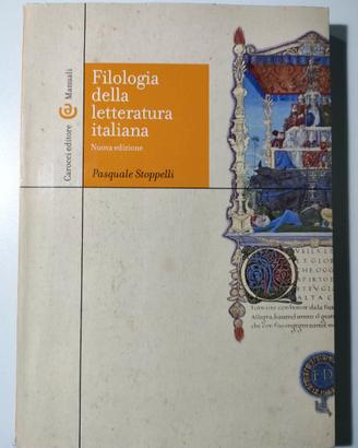 Stoppelli, Filologia della letteratura italiana
