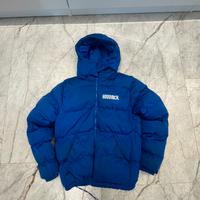 Piumino Hoodrich blu con cappuccio