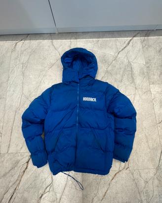 Piumino Hoodrich blu con cappuccio