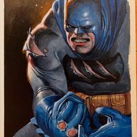 Batman Art Original By De Tommaso DC Comics
