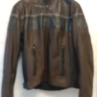 Giacca moto in pelle